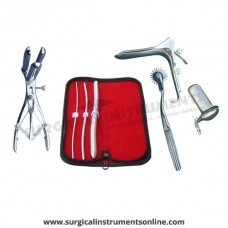 Hegar uterine dilator 3 pieces set,3-4, 5-6, 13-14, pinwheel, mathieu, collin small, grave small